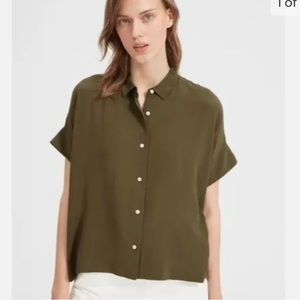 Everlane Silk Squaretop size 00